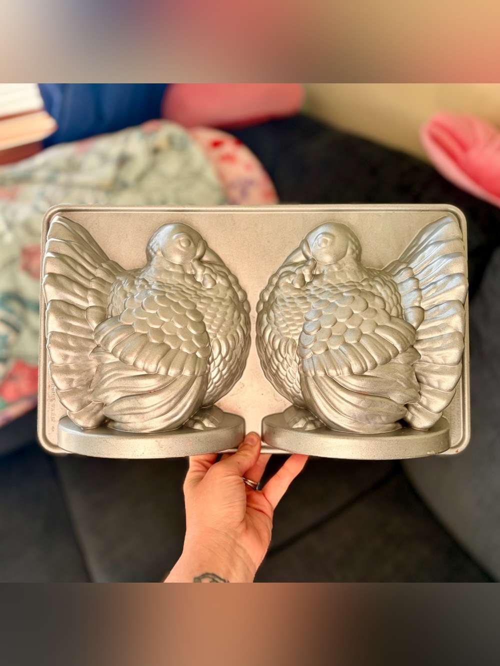 Nordic Ware Turkey Cake Mold Pan Seasonal Bakeware Kitchenware